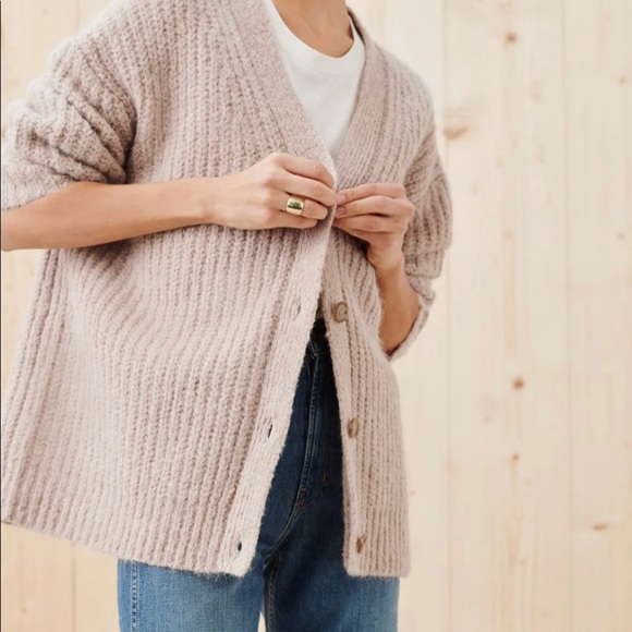 Jenni Kayne Sweaters - NWOT Jenni Kayne Cocoon Cardigan Taupe Size XL